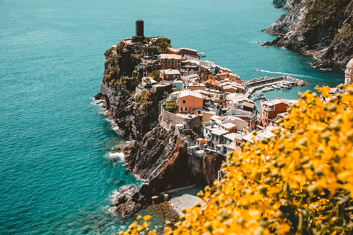 Carousel of Colours in Cinque Terre Beach